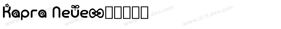 Kapra Neue字体转换